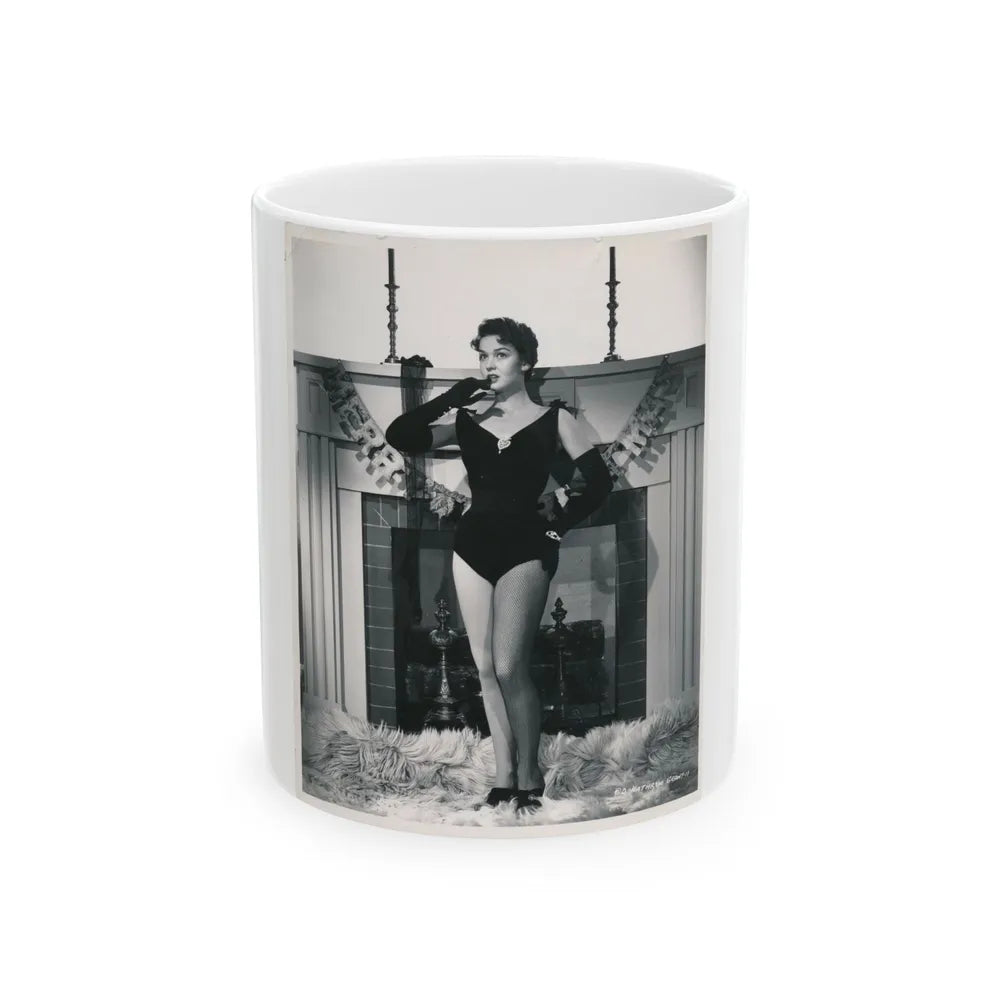 Kathryn Grant #127 (Vintage Female Icon) White Coffee Mug-11oz-Go Mug Yourself