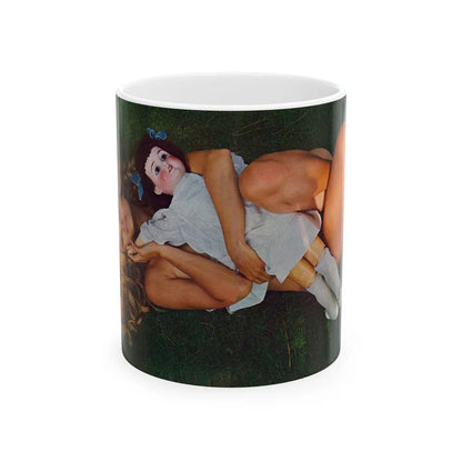 Pamela Tiffin #177 - Playboy February '69 Centerfold Photo (Vintage Female Icon) White Coffee Mug-11oz-Go Mug Yourself