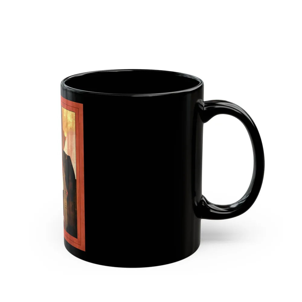 Diana Dors in Hell - Black Coffee Mug-Go Mug Yourself