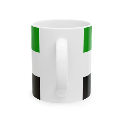 Flag of Afghanistan 1992 to 2001 - White Coffee Mug-Go Mug Yourself