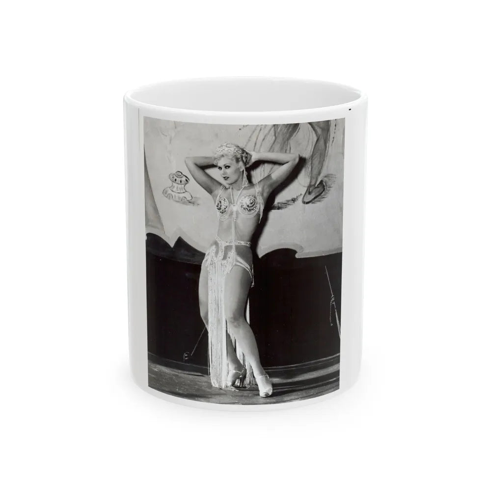 Kim Novak #191 (Vintage Female Icon) White Coffee Mug-11oz-Go Mug Yourself