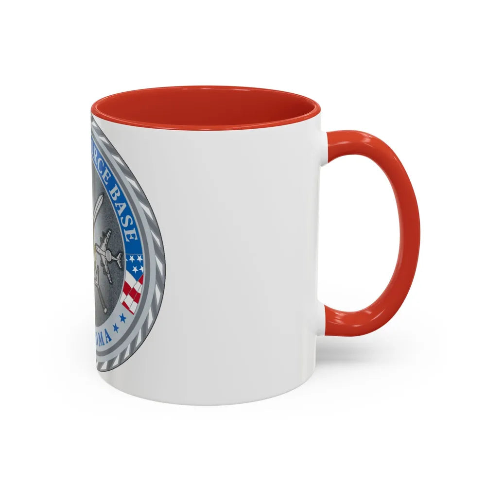 Tinker AF Base (U.S. Air Force) Accent Coffee Mug-Go Mug Yourself