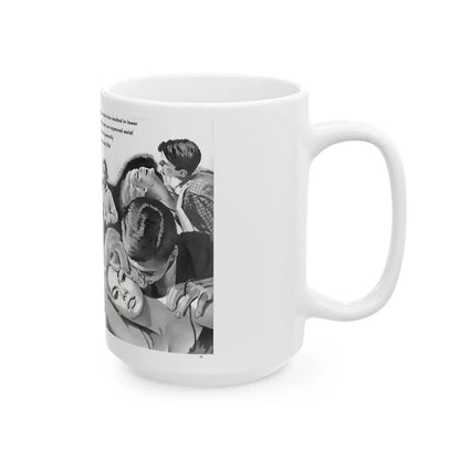 Free Love For Teenagers, Battle Cry, 1964 - White Coffee Mug-Go Mug Yourself