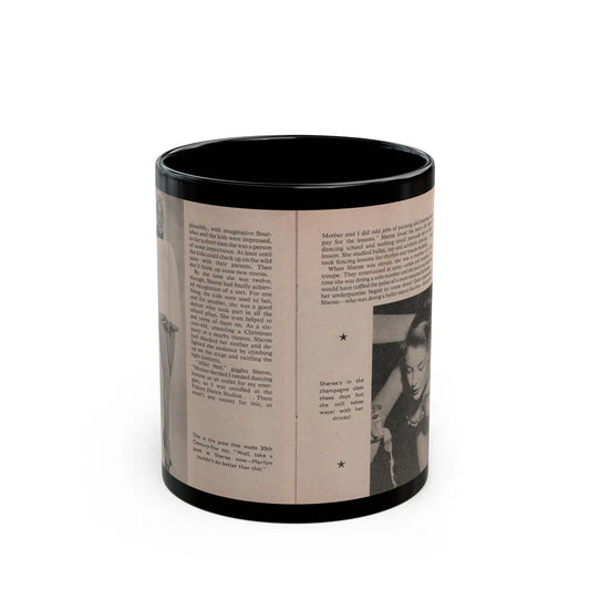 Sheree North #158 - Pages 62 & 63 from 66 PHOTOGRAPHS OF Sheree NORTH U.K. Pocket Mag. (Vintage Female Icon) Black Coffee Mug-11oz-Go Mug Yourself