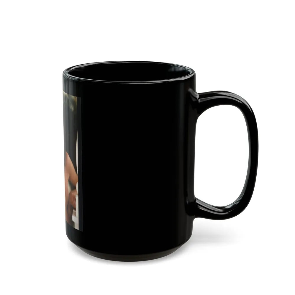 Jane Seymour #27 (Vintage Female Icon) Black Coffee Mug-Go Mug Yourself