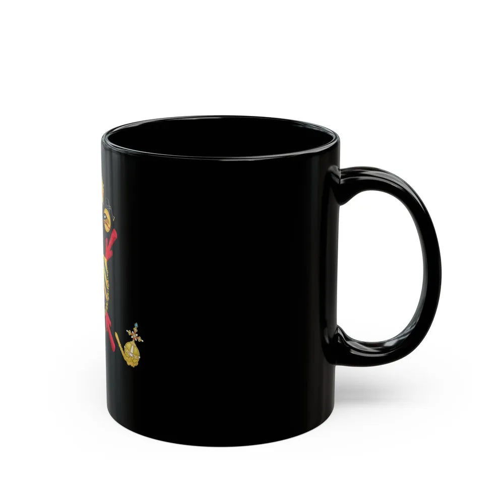 Coat of arms of the Austrian Netherlands - Black Coffee Mug-Go Mug Yourself