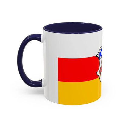 Flag of Erding Germany - Accent Coffee Mug-Go Mug Yourself