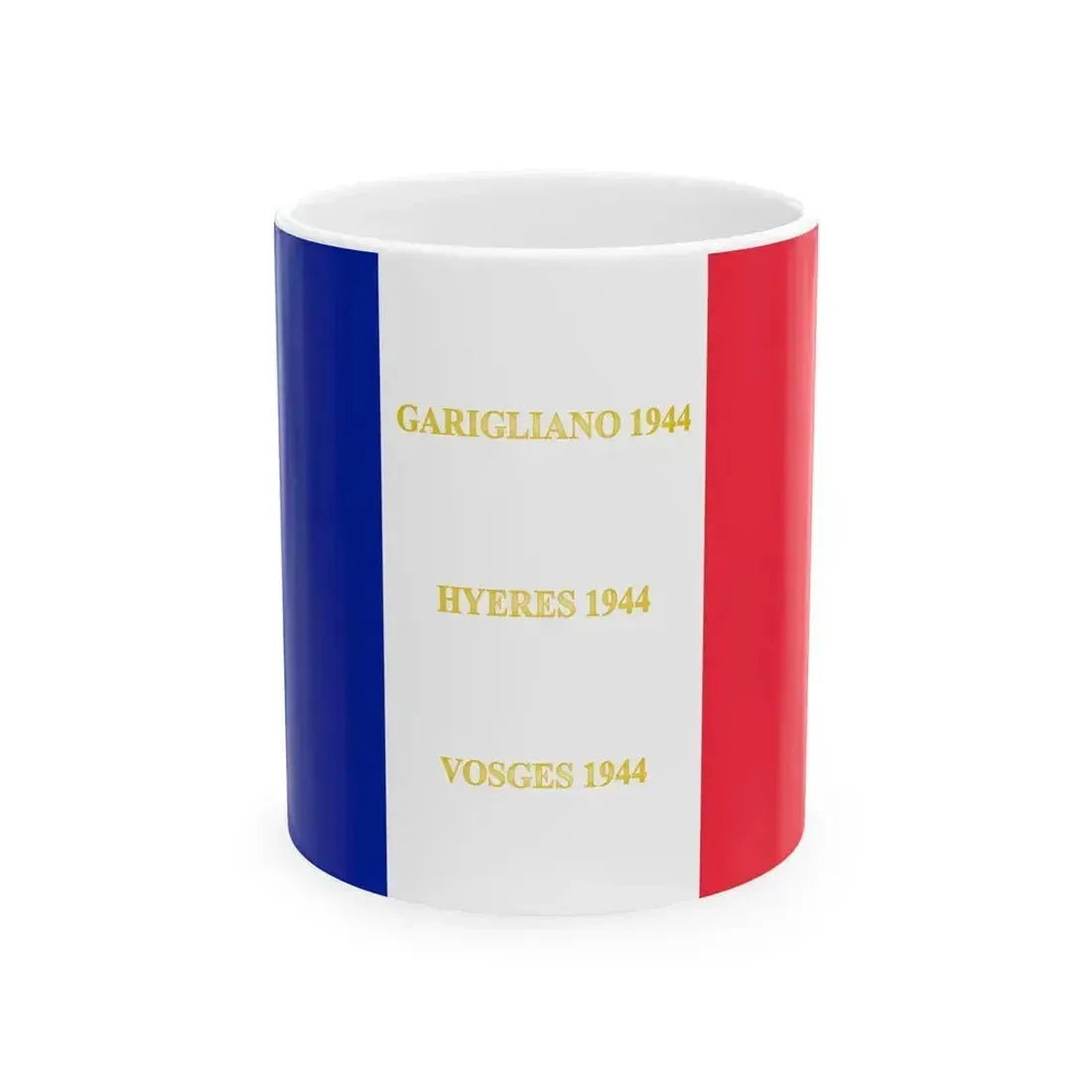 8e regiment de chasseurs dAfrique-drapeau (France) White Coffee Mug 11oz - Go Mug Yourself