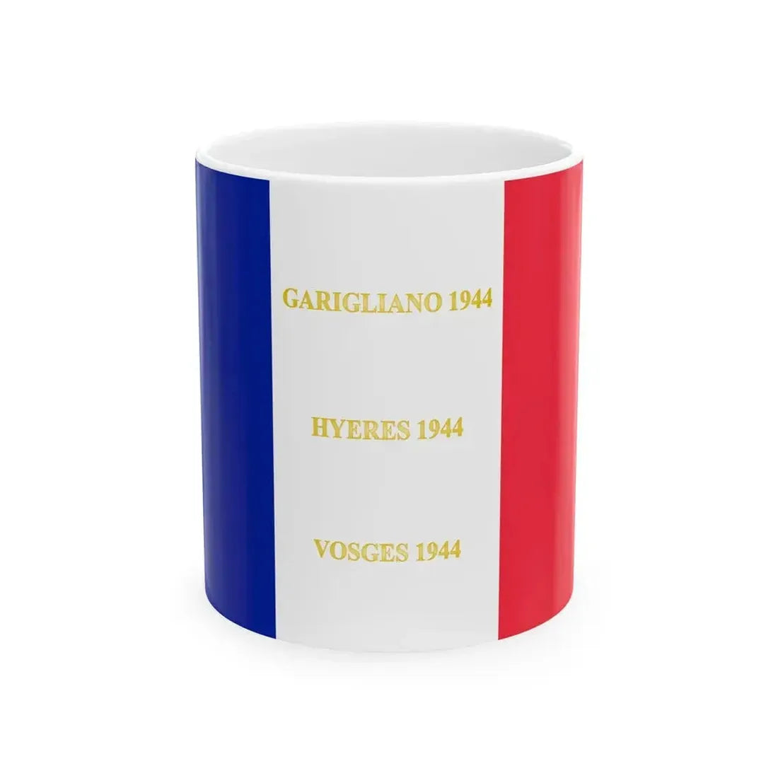 8e regiment de chasseurs dAfrique-drapeau (France) White Coffee Mug 11oz - Go Mug Yourself