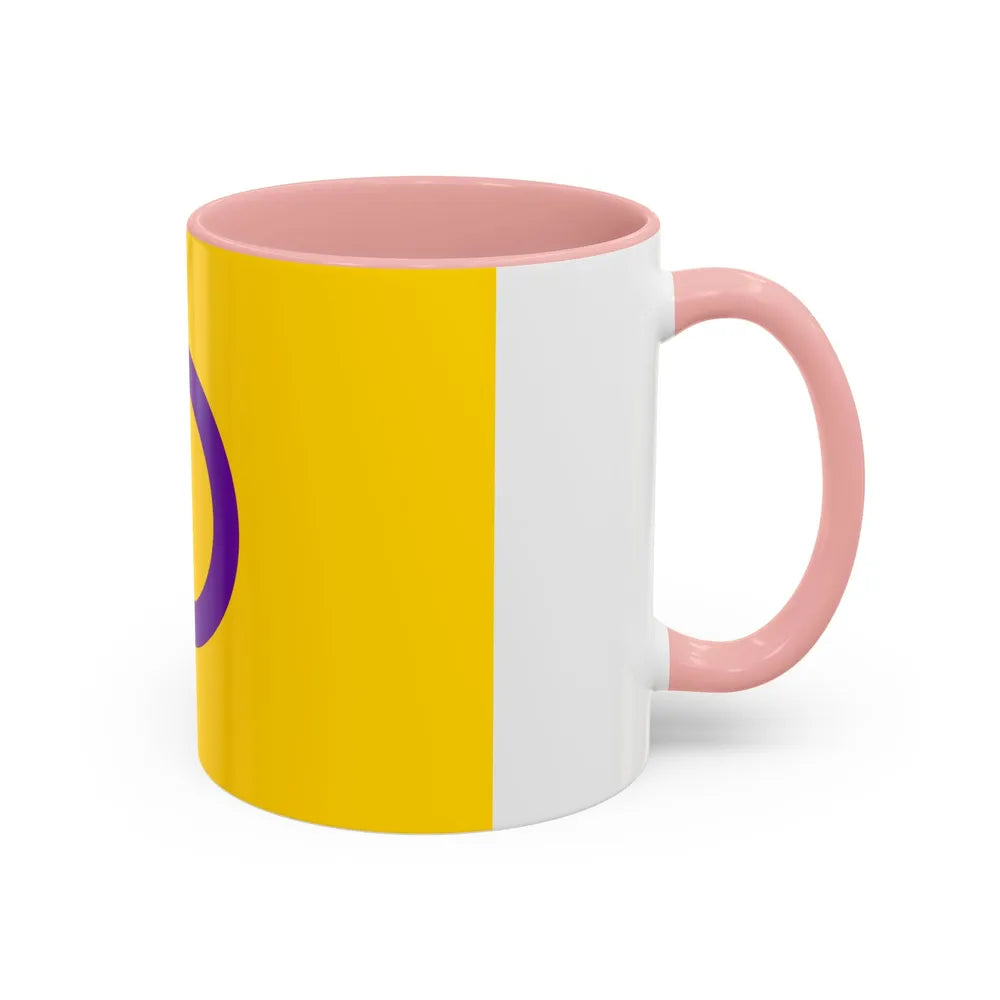 Intersex Pride Flag - Accent Coffee Mug-Go Mug Yourself