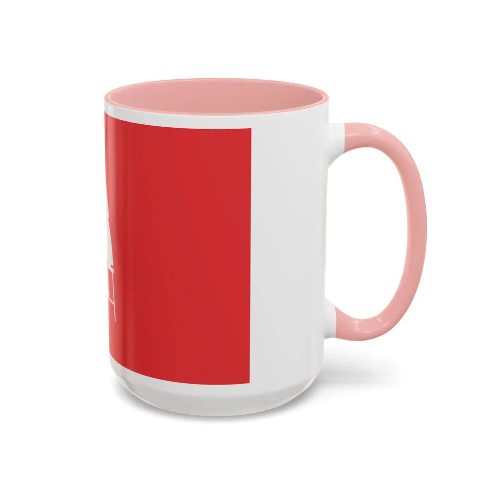 Flag of Horningsea UK - Accent Coffee Mug-Go Mug Yourself