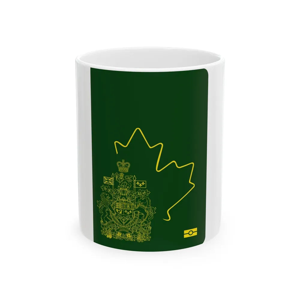 Canadian Special Passport - White Coffee Mug-11oz-Go Mug Yourself