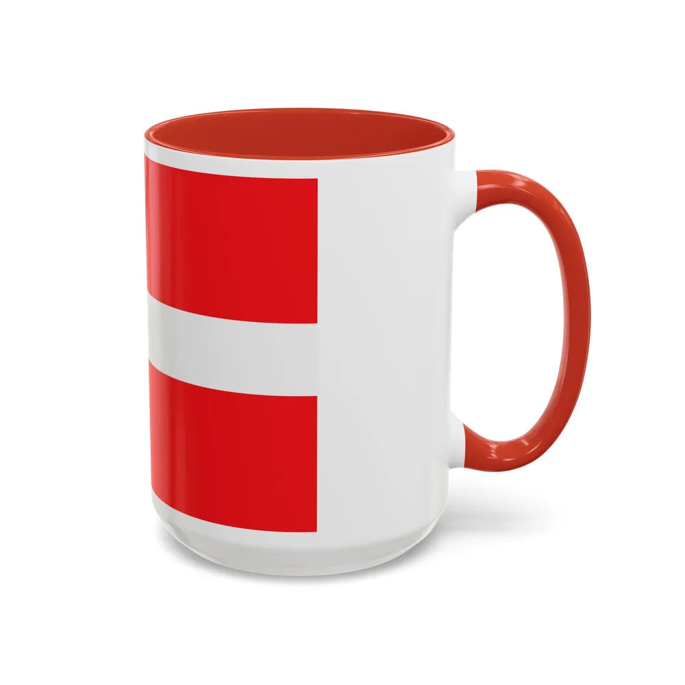 Flag of Gori Georgia - Accent Coffee Mug-Go Mug Yourself