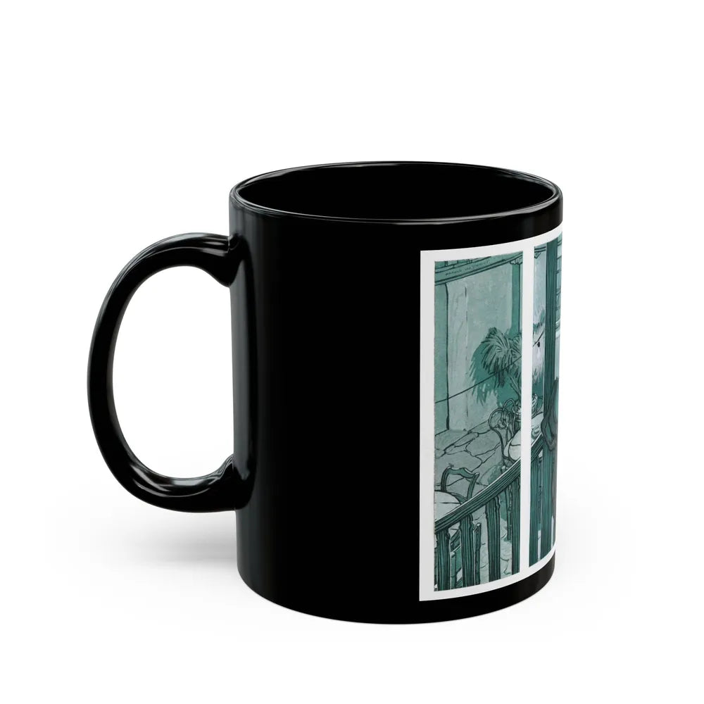 Death Rides The Mesa, The American Magazine, January 1934 - Black Coffee Mug-Go Mug Yourself