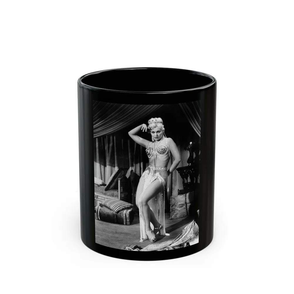 Kim Novak #289 (Vintage Female Icon) Black Coffee Mug-11oz-Go Mug Yourself