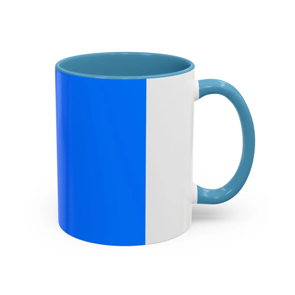 Flag of Brescia Italy - Accent Coffee Mug-Go Mug Yourself