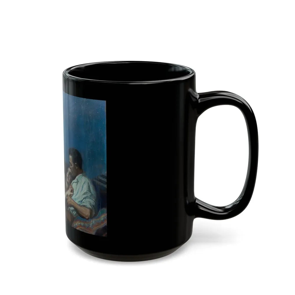 Couple Under the Stars - Black Coffee Mug-Go Mug Yourself