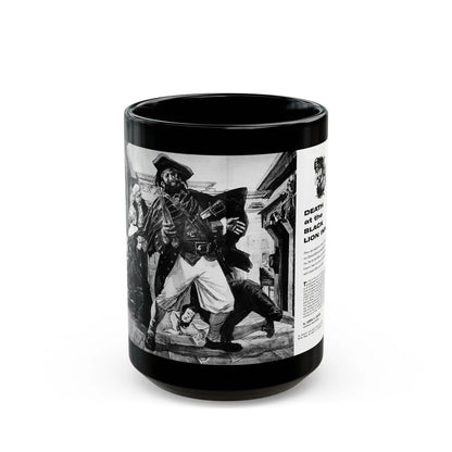 Death at the Black Lion Inn, Adventure, April 1959 - Black Coffee Mug-15oz-Go Mug Yourself