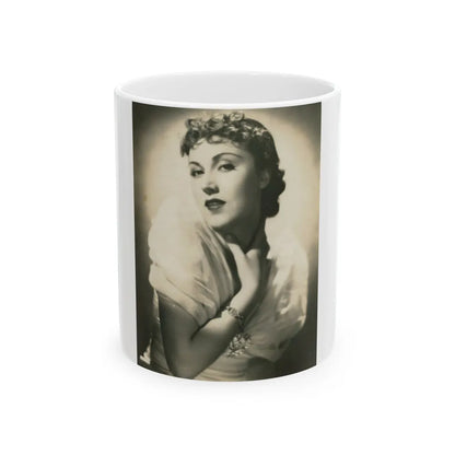 Fay Wray #170 (Vintage Female Icon) White Coffee Mug-11oz-Go Mug Yourself