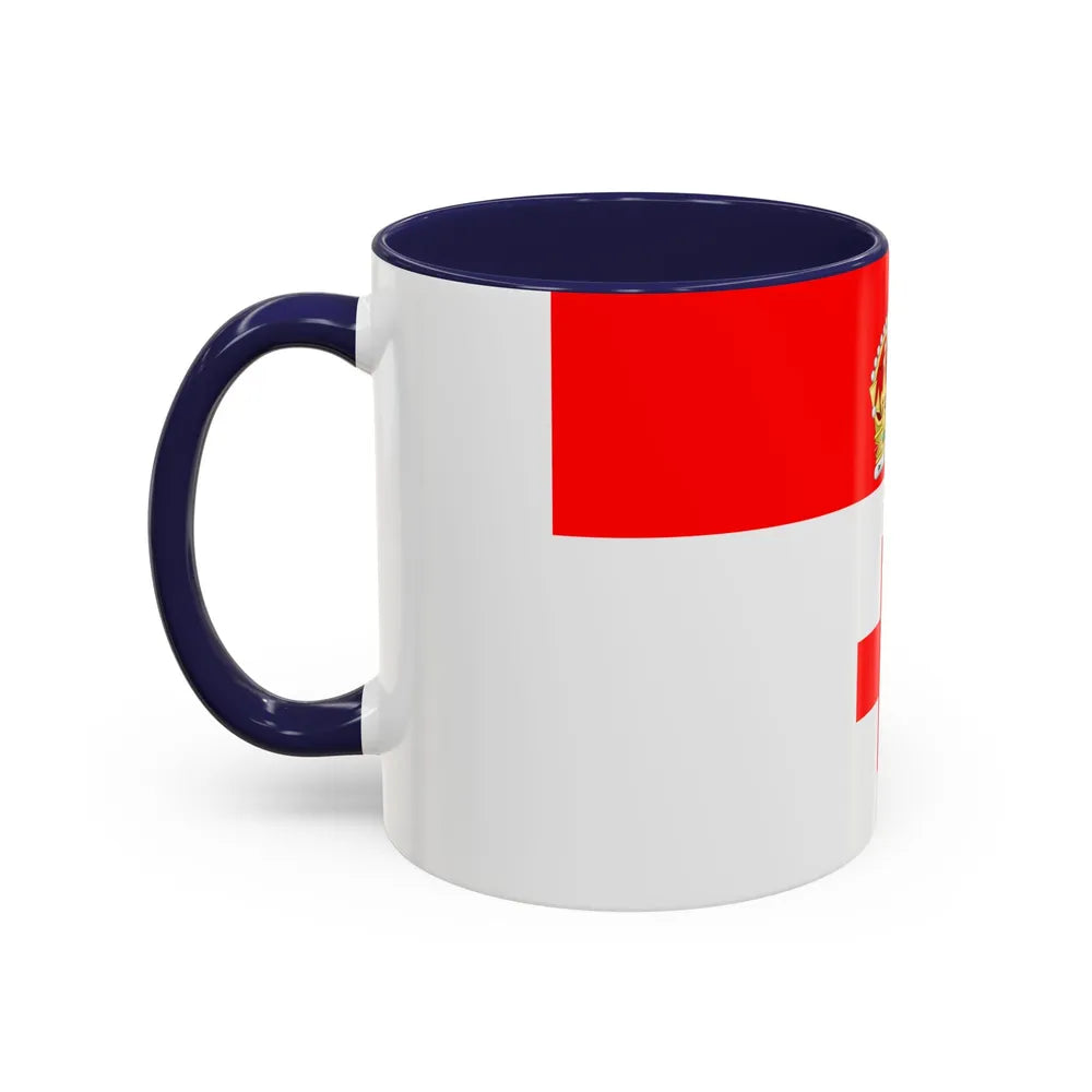 Flag of Birkirkara Malta - Accent Coffee Mug-Go Mug Yourself