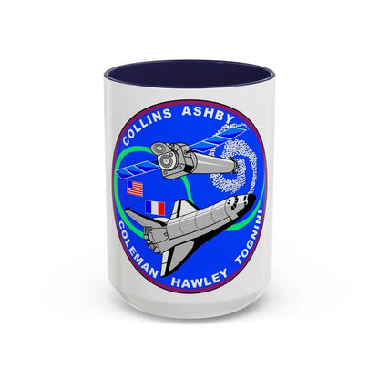 STS 93 (NASA) Accent Coffee Mug-15oz-Navy-Go Mug Yourself