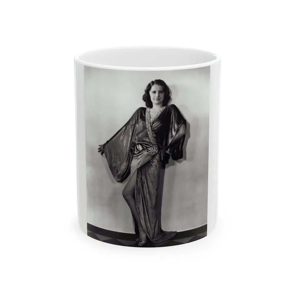 Barbara Stanwyck #10 (Vintage Female Icon) White Coffee Mug-11oz-Go Mug Yourself