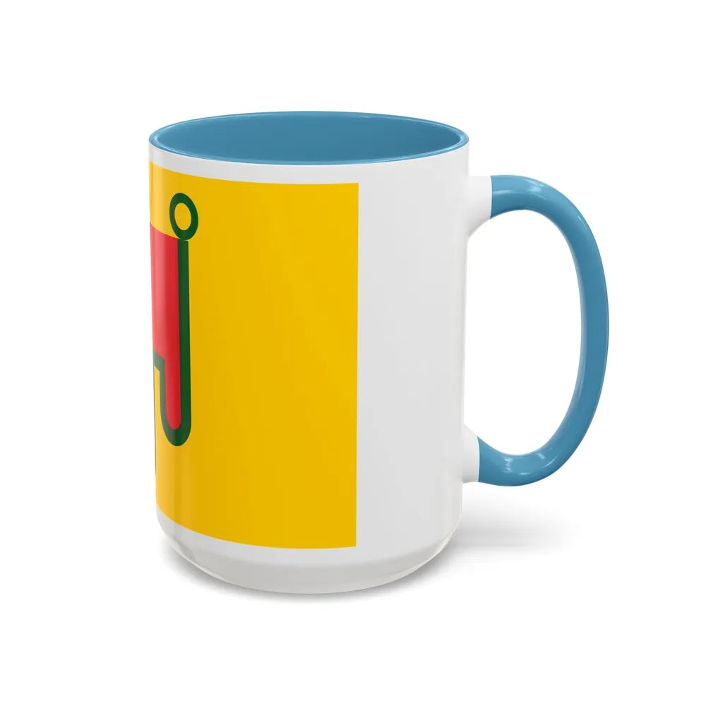 Flag of Auvergne France - Accent Coffee Mug-Go Mug Yourself