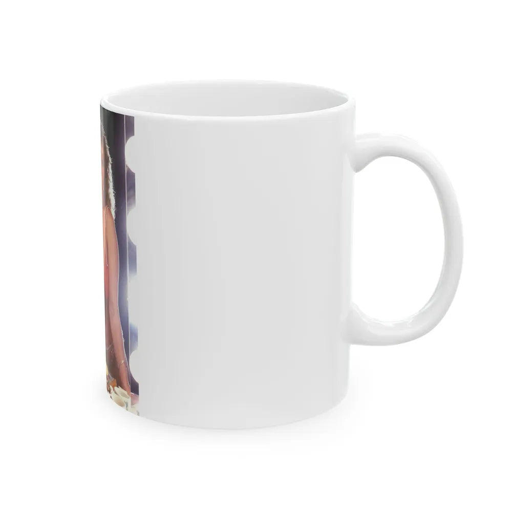 Linda Blair #201 (Vintage Female Icon) White Coffee Mug-Go Mug Yourself