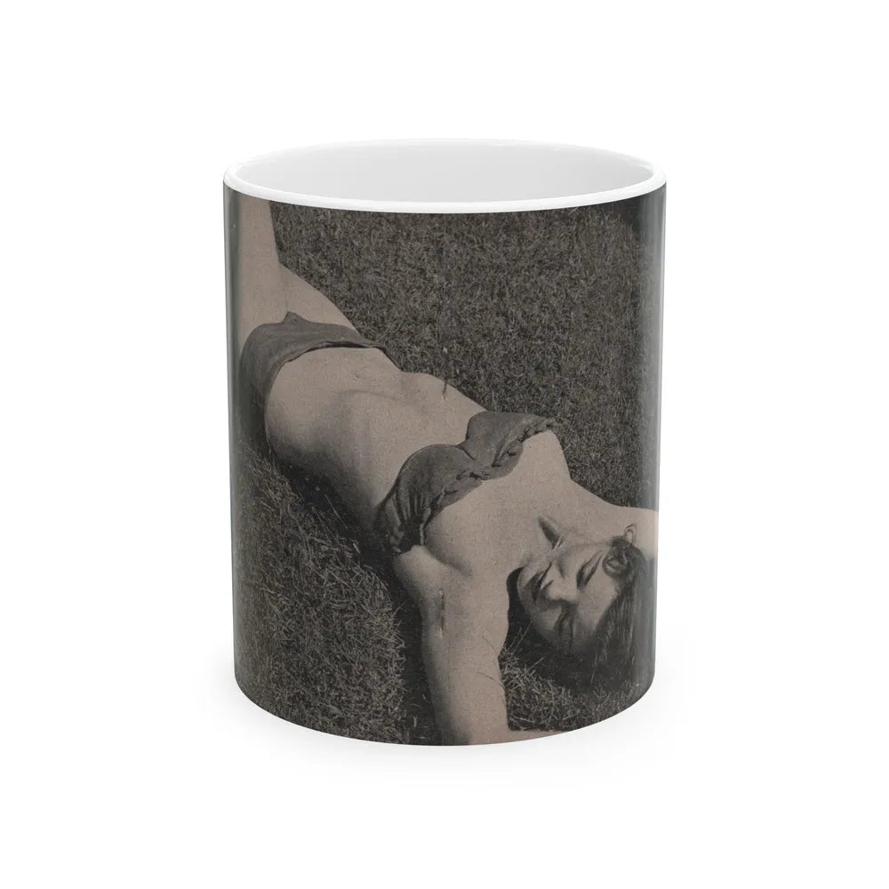 Sheree North #164 - Pages 34 & 35 from 66 PHOTOGRAPHS OF Sheree NORTH U.K. Pocket Mag. (Vintage Female Icon) White Coffee Mug-11oz-Go Mug Yourself