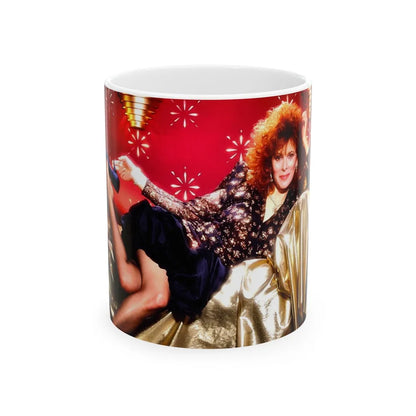 Jill St. John #161 (Vintage Female Icon) White Coffee Mug-11oz-Go Mug Yourself