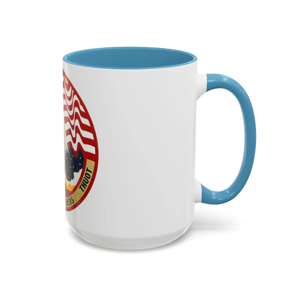 STS 36 (NASA) Accent Coffee Mug-Go Mug Yourself