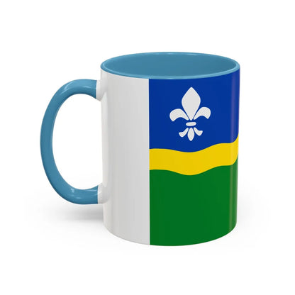 Flag of Flevoland Netherlands - Accent Coffee Mug-Go Mug Yourself