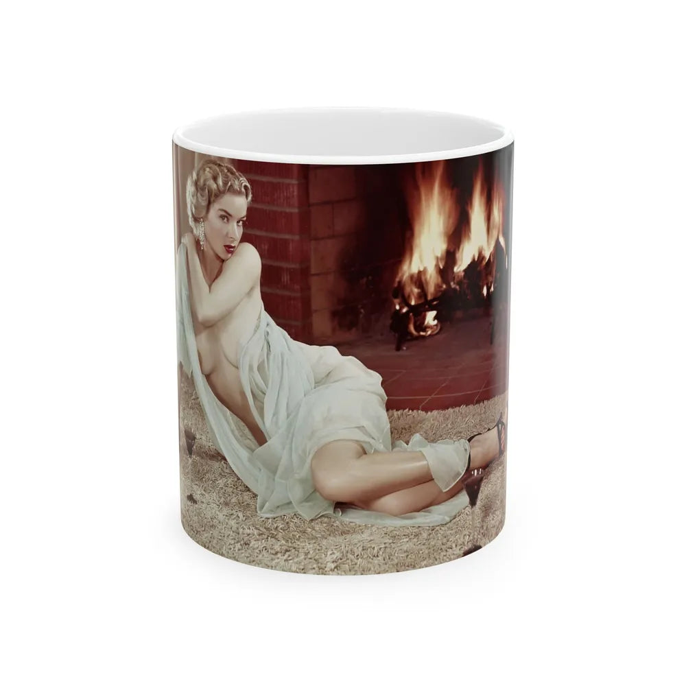 Eve Meyer #05 (Vintage Female Icon) White Coffee Mug-11oz-Go Mug Yourself