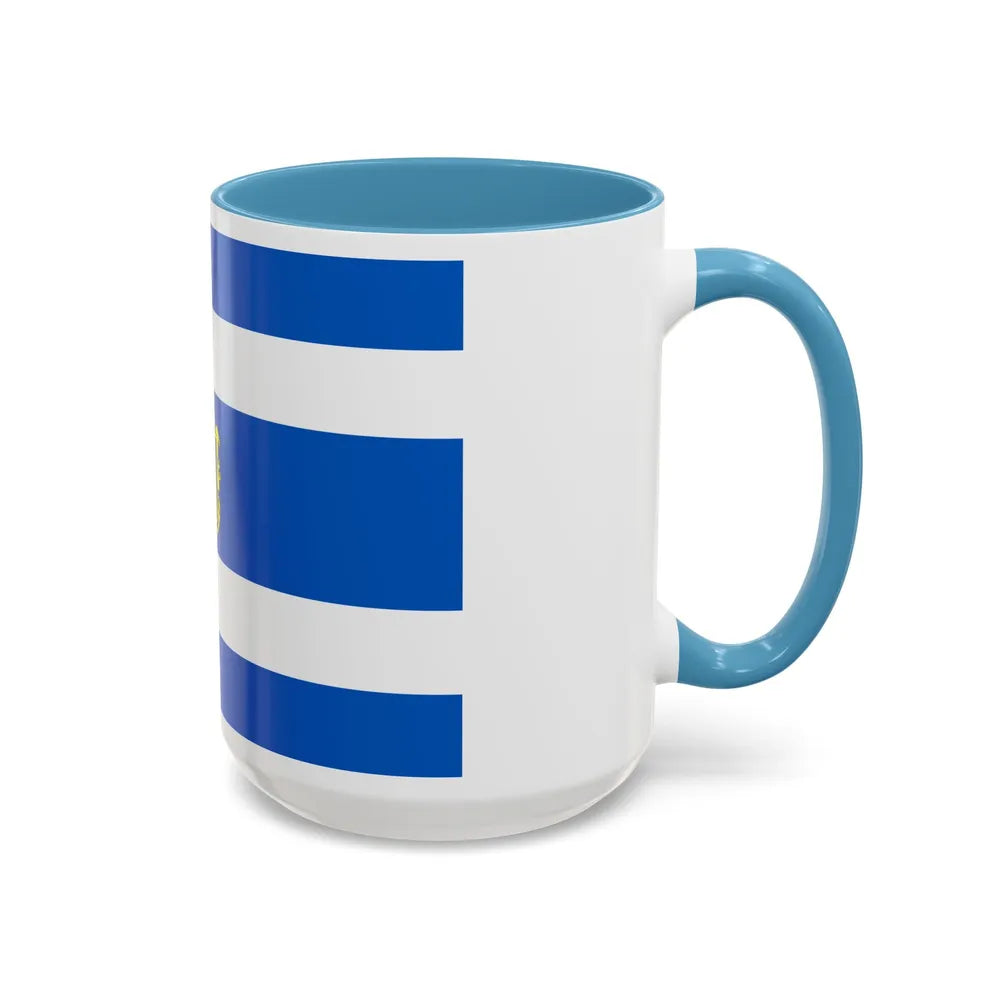 Flag of Kherson Ukraine - Accent Coffee Mug-Go Mug Yourself