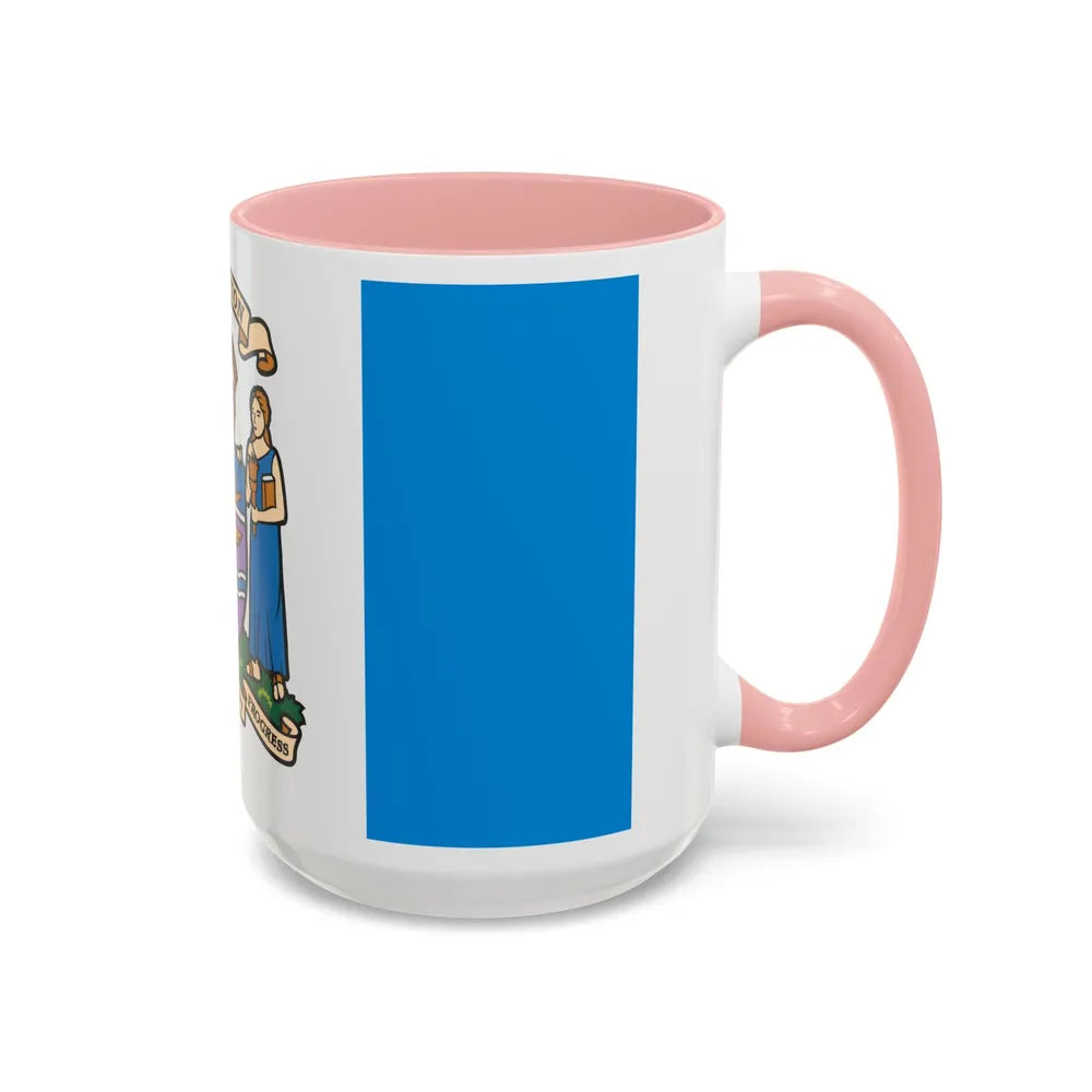 Flag of Edmonton Canada - Accent Coffee Mug-Go Mug Yourself