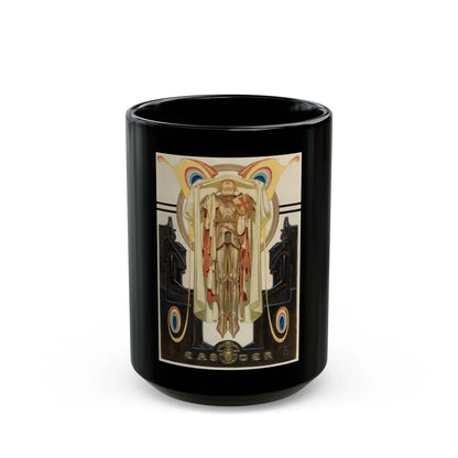 Easter, Saturday Evening Post, April 7, 1928 - Black Coffee Mug-15oz-Go Mug Yourself