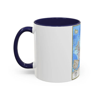 Europe (1977) (Map) Accent Coffee Mug-Go Mug Yourself