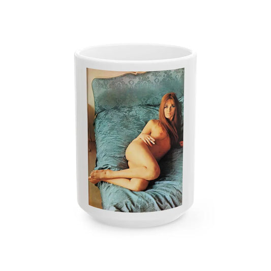 Julie Ege #245 (Vintage Female Icon) White Coffee Mug-15oz-Go Mug Yourself