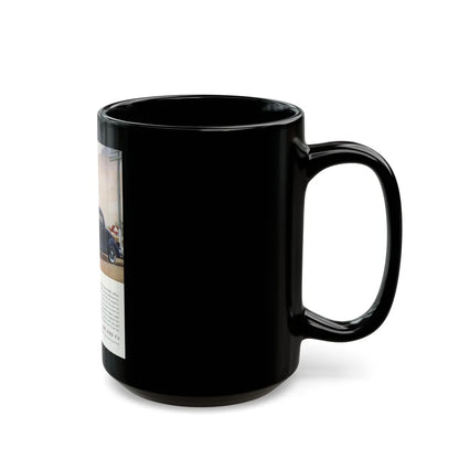 Ford for 1936 ad, The American Magazine, June 1936 - Black Coffee Mug-Go Mug Yourself