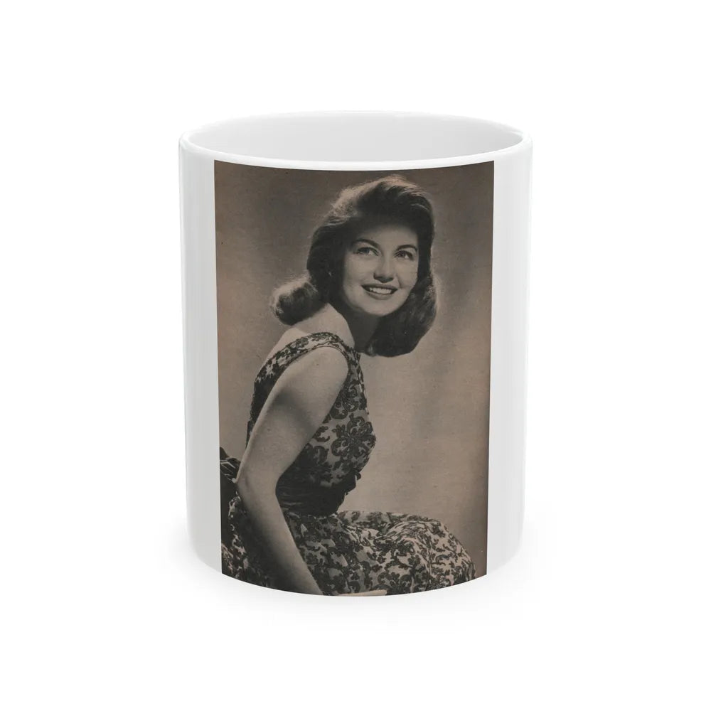 Janette Scott #56 - Life Story+Glamour Photos #38 Fans Star Library - Glamour Photo #4 (Vintage Female Icon) White Coffee Mug-11oz-Go Mug Yourself