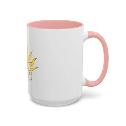 Sunburst Badge - Accent Coffee Mug-Go Mug Yourself