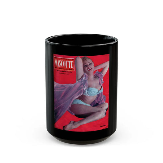 Norma Sykes #172 - Mag. Cover (Vintage Female Icon) Black Coffee Mug-15oz-Go Mug Yourself