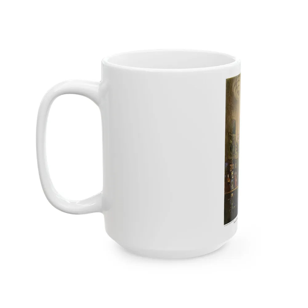 Electron Microscope, 1945 - White Coffee Mug-Go Mug Yourself