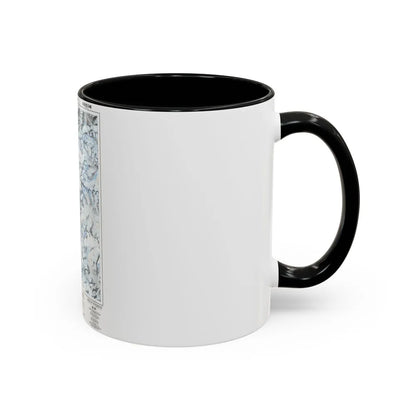 Mount Everest (1988) (Map) Accent Coffee Mug-Go Mug Yourself