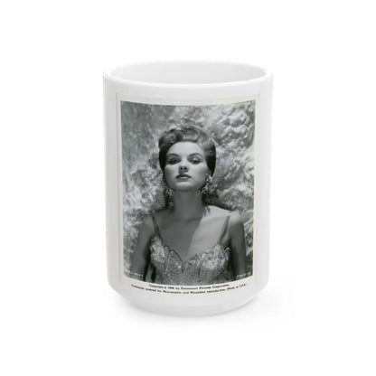 Debra Paget #545 (Vintage Female Icon) White Coffee Mug-15oz-Go Mug Yourself