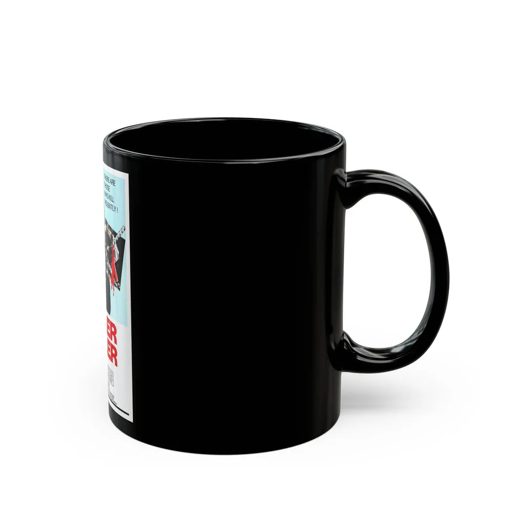 DRILLER KILLER 1979 Movie Poster - Black Coffee Mug-Go Mug Yourself