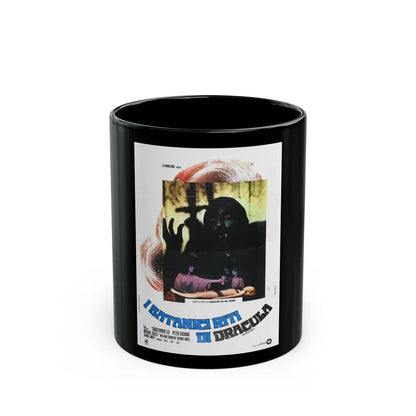 COUNT DRACULA AND HIS VAMPIRE BRIDE (2) 1973 Movie Poster - Black Coffee Mug-11oz-Go Mug Yourself