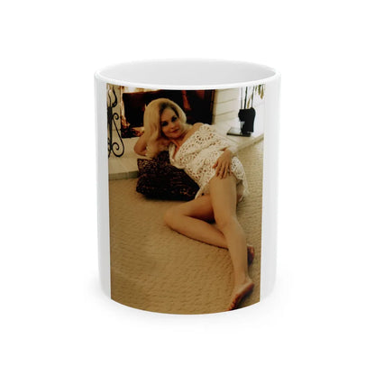 Diane McBain #04 (Vintage Female Icon) White Coffee Mug-11oz-Go Mug Yourself