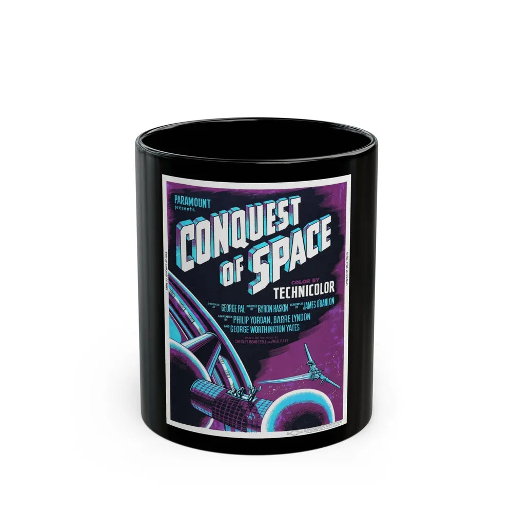 CONQUEST OF SPACE (2) 1955 Movie Poster - Black Coffee Mug-11oz-Go Mug Yourself