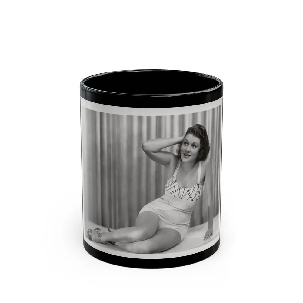 Lillian Roth #46 (Vintage Female Icon) Black Coffee Mug-11oz-Go Mug Yourself